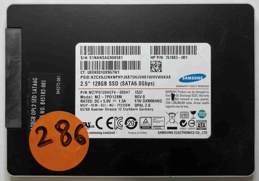 SAMSUNG MZ7PD128M MZ7PD128HCFV (286) SSD for Sale