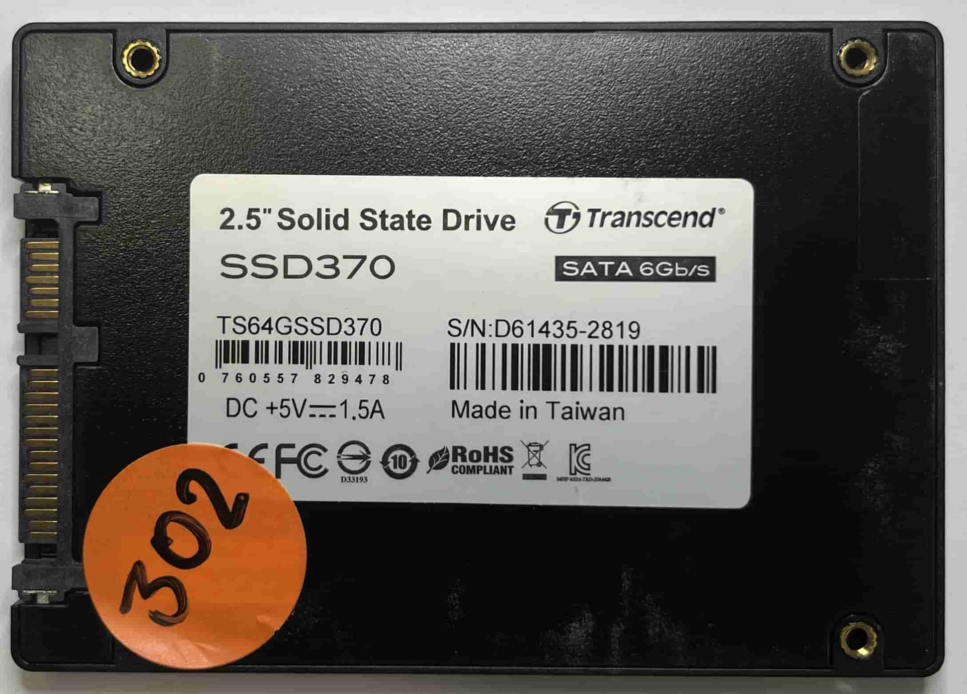 TRANSCEND TS64GSSD370 (302) SSD for Sale