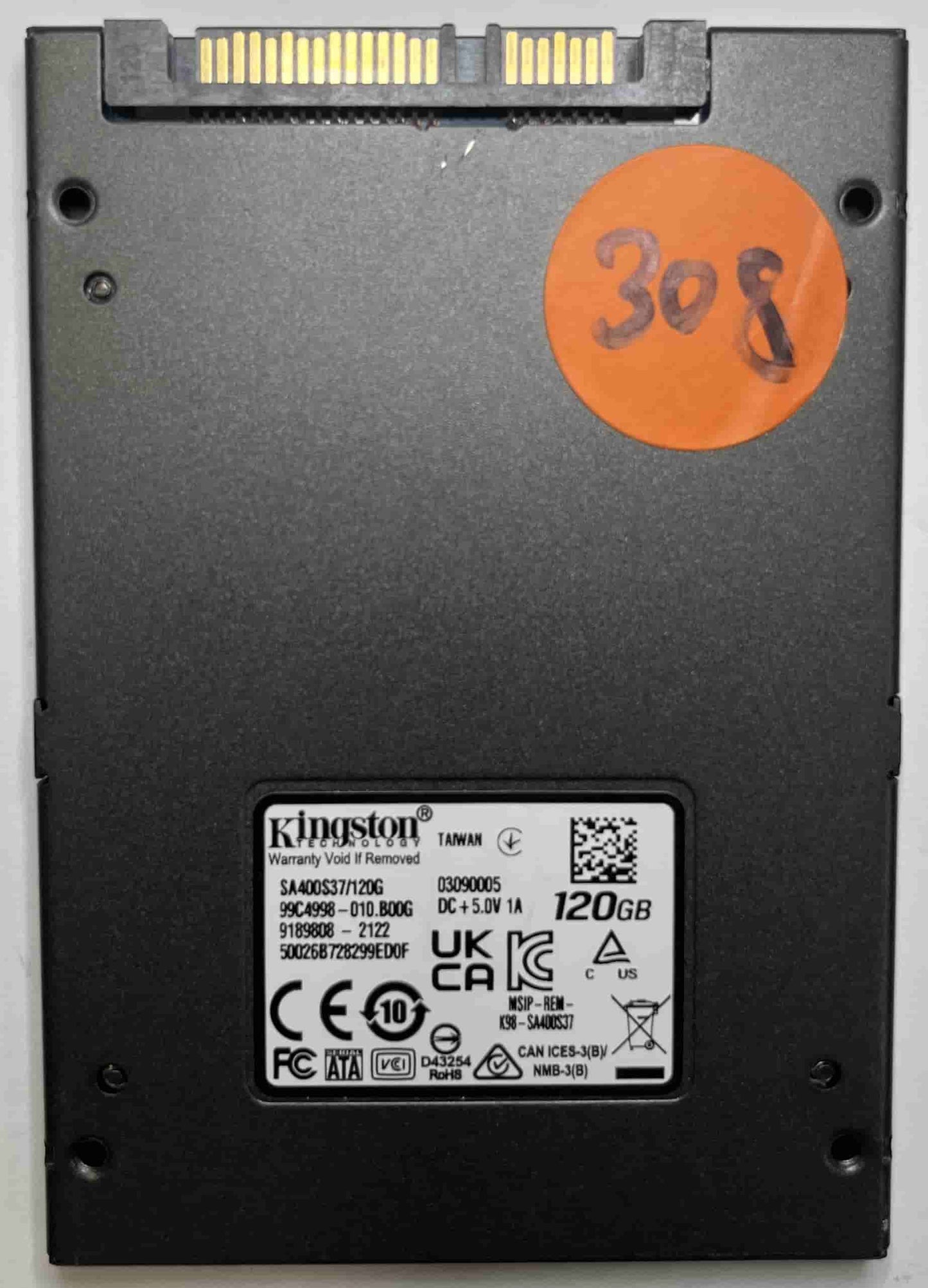 KINGSTON SA400S37120G 9189808-2122 (308) SSD for Sale