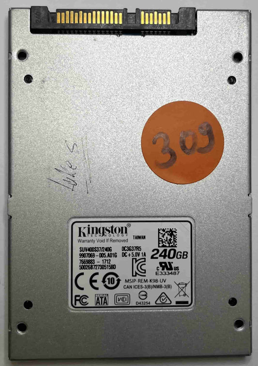 KINGSTON SUV400S37240G 7669883-1712 (309) SSD for Sale