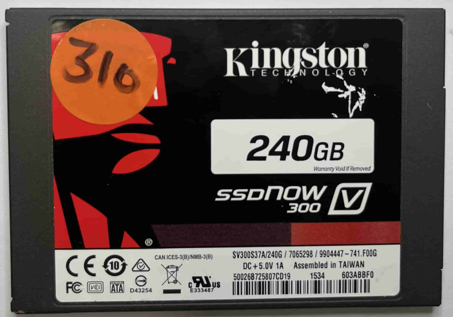 KINGSTON SV300S37A240G (310) SSD for Sale