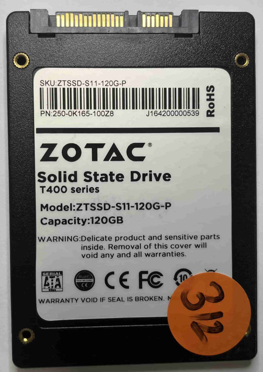 ZOTAC ZTSSD-S11-120G-P 250-0K165-100Z8 (312) SSD for Sale