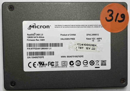 MICRON MTFDDAK128MAM MTFDDAK128MAM (319) SSD for Sale