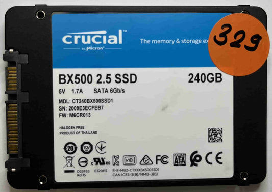 CRUCIAL CT240BX500SSD1 (329) SSD for Sale