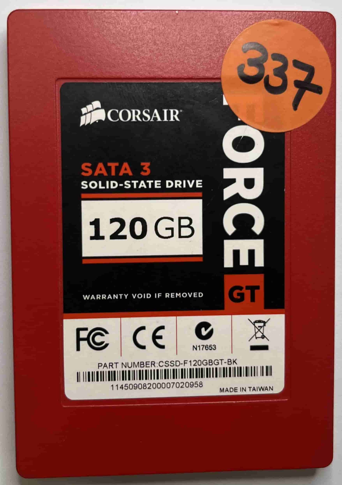 CORSAIR FORCE CSSD-F120GBGT (337) SSD for Sale