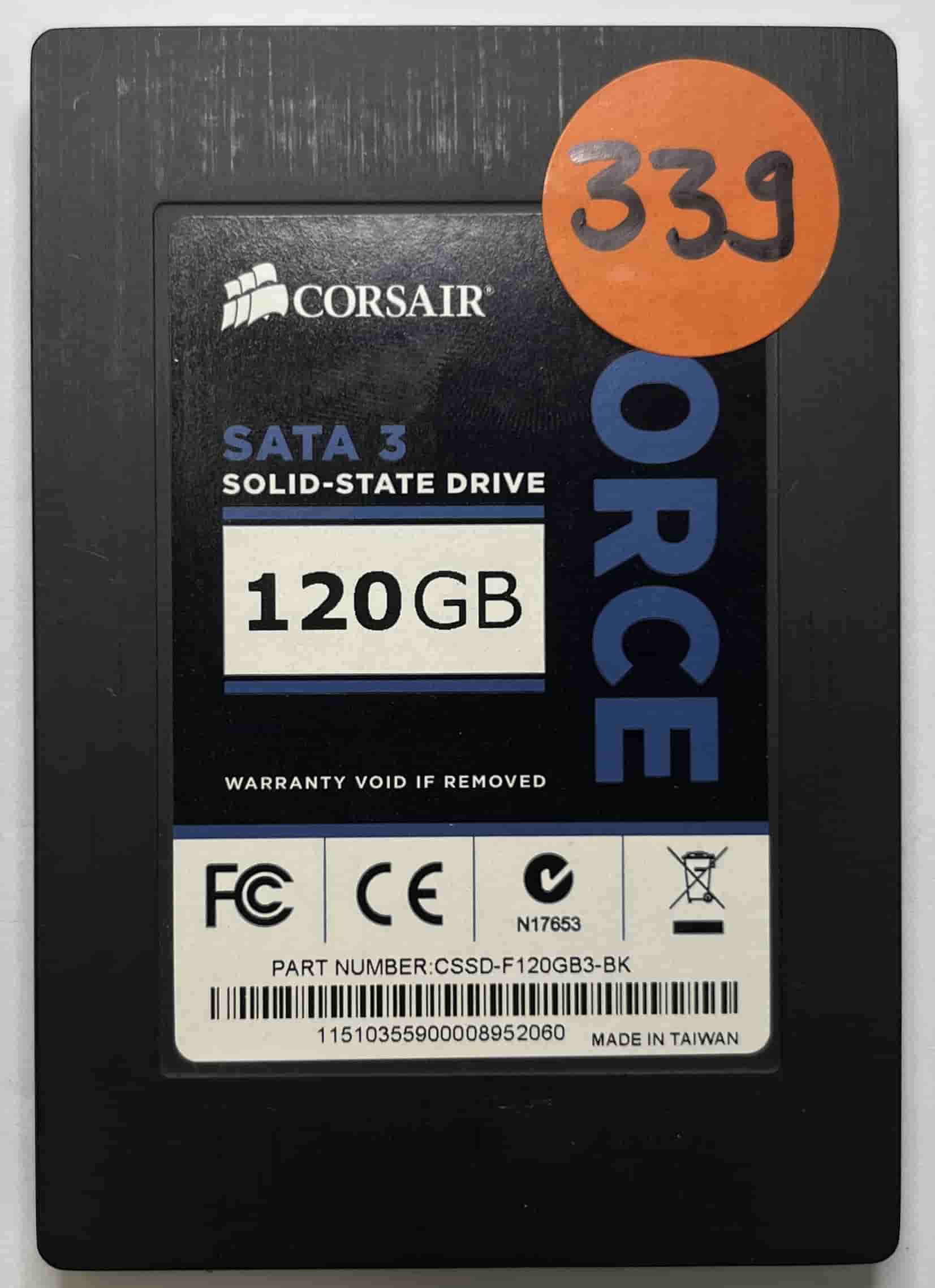 CORSAIR FORCE SSD 120.0 GB CSSD-F120GB3 (339) SSD for Sale