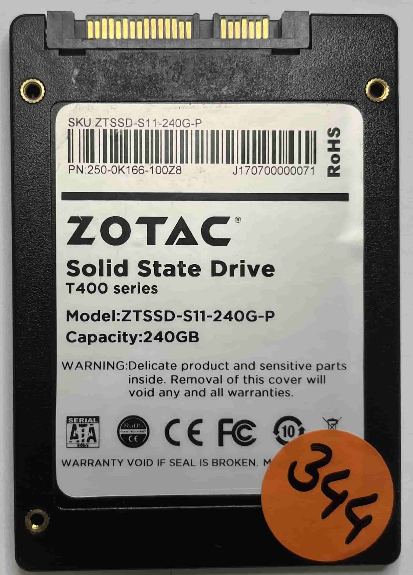 ZOTAC ZTSSD-S11-240G-P 250-0K166-100Z8 (344) SSD for Sale