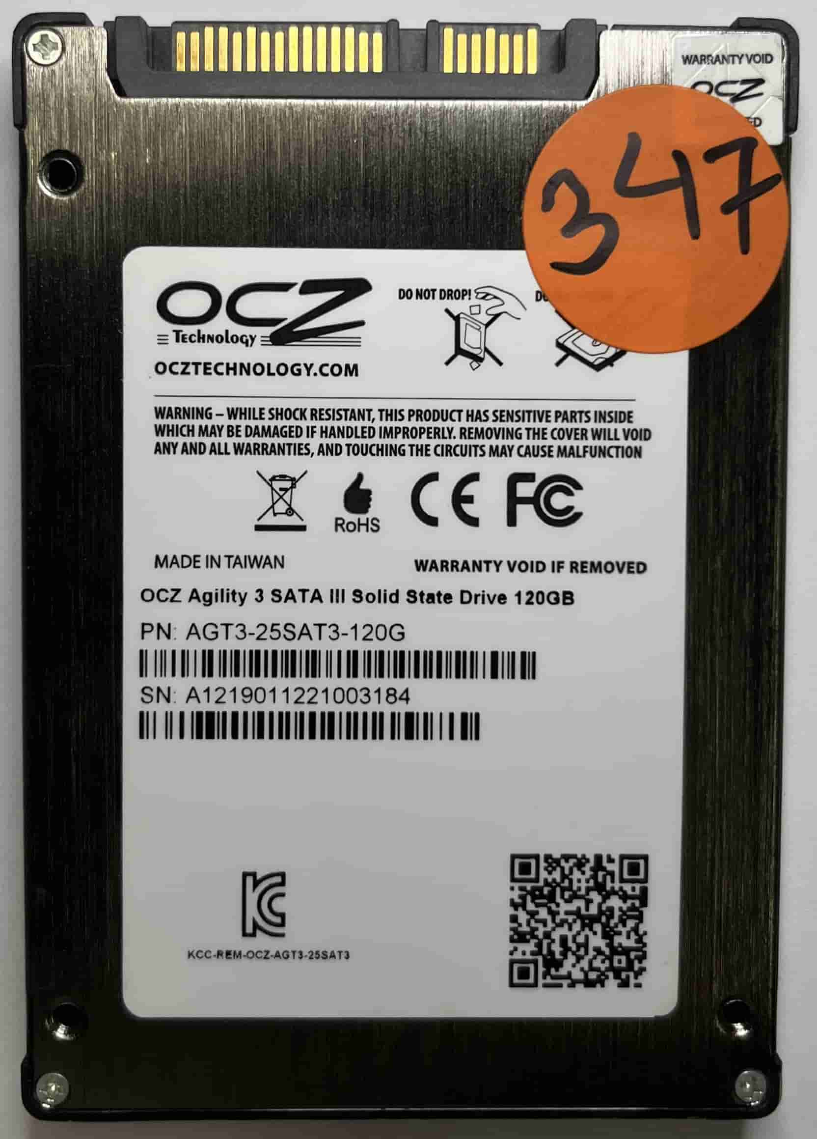 OCZ-AGILITY3 AGT325SAT3120G (347) SSD for Sale