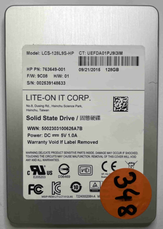 LITEON IT LCS-128L9S-HP 763649-001 (348) SSD for Sale