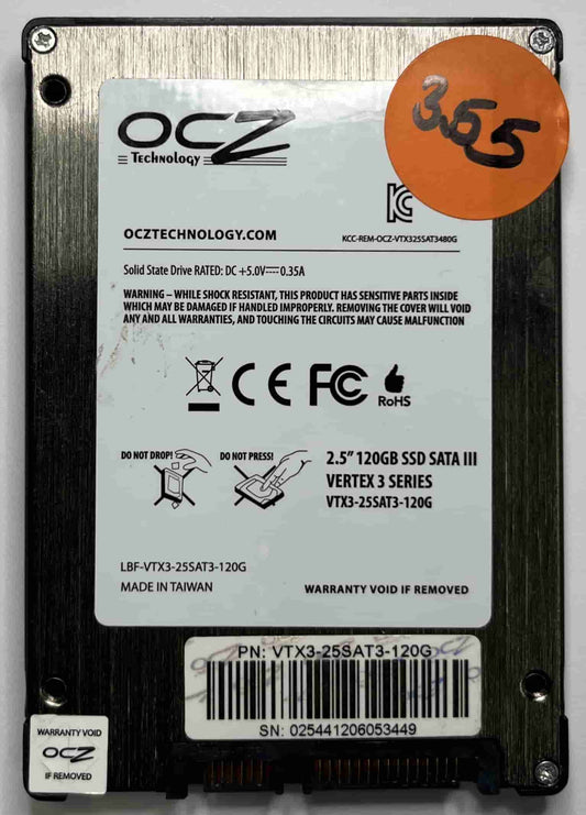 OCZ-VERTEX3 VTX325SAT3-120G (355) SSD for Sale