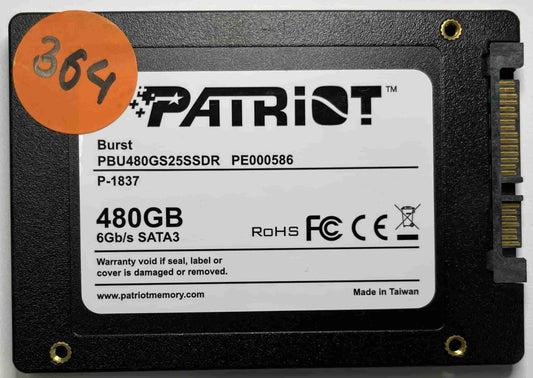 PATRIOT BURST PBU480GS25SSDR (364) SSD for Sale