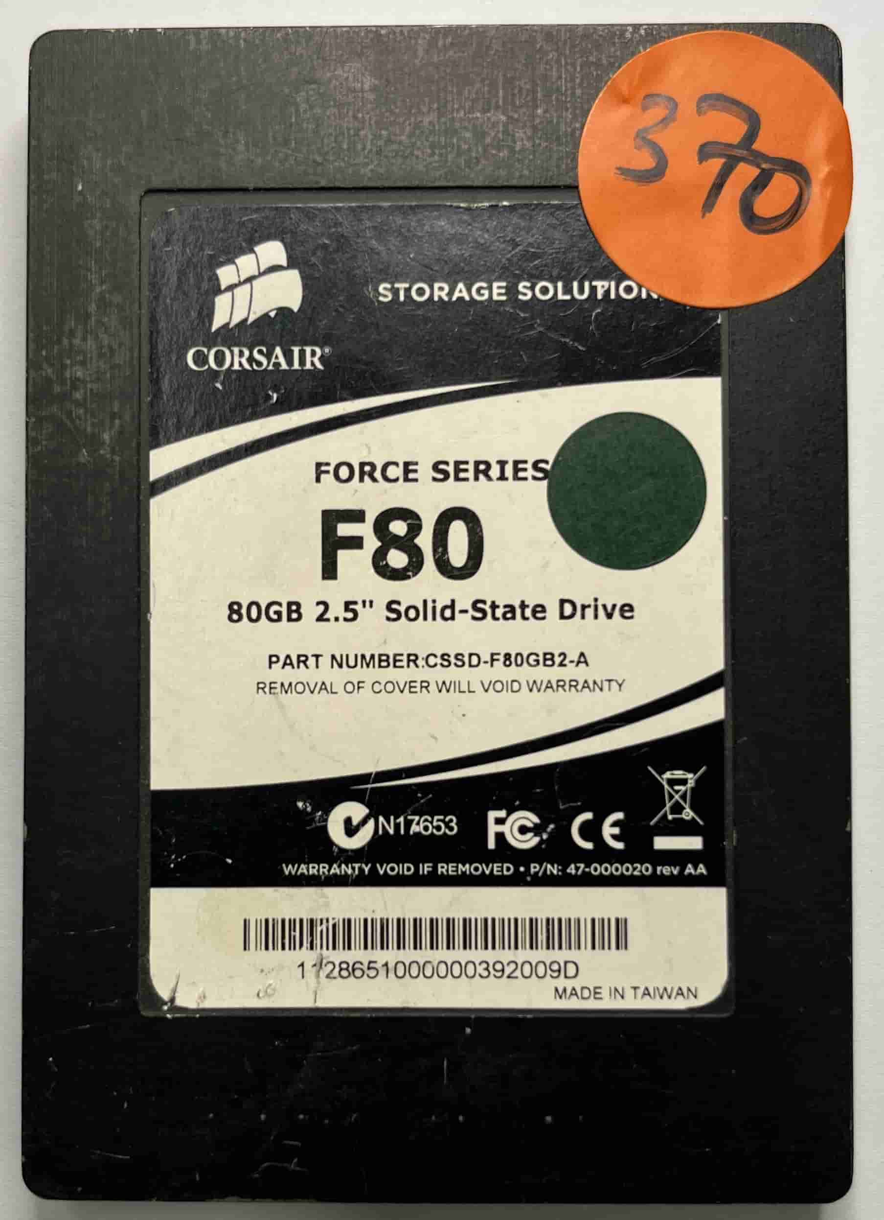 CORSAIR F80 CSSD-F80GB2 (370) SSD for Sale