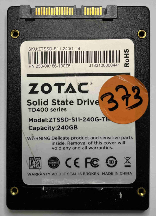 ZOTAC ZTSSD-S11-240G-TD 250OK186100Z8 (373) SSD for Sale