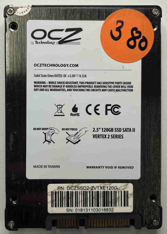 OCZ TECHNOLOGY OCZSSD2-2VTXE120G (380) SSD for Sale