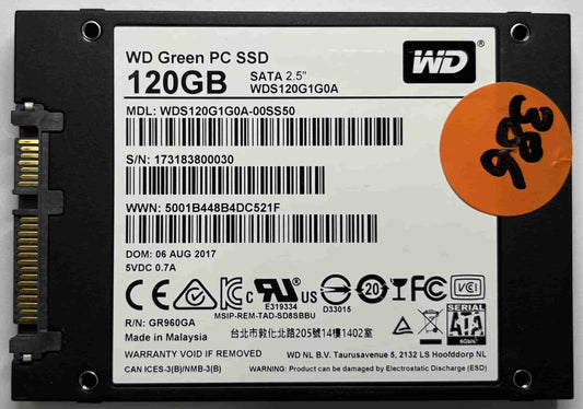 WD GREEN WDS120G1G0A-00SS50 (386) SSD for Sale