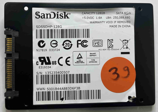 SANDISK SDSSDHP128G (39) SSD for Sale