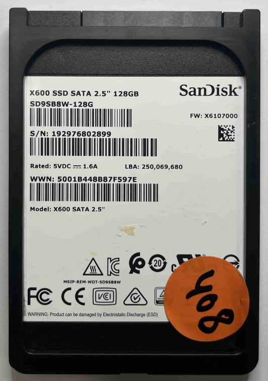 SANDISK SD9SB8W128G (408) SSD for Sale