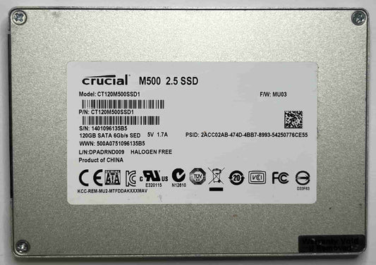 CRUCIAL CT120M500SSD1 CT120M500SSD1 (410) SSD for Sale