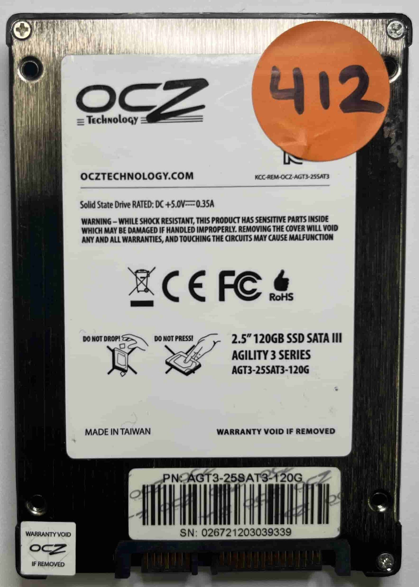 OCZ AGILITY3 (412) SSD for Sale