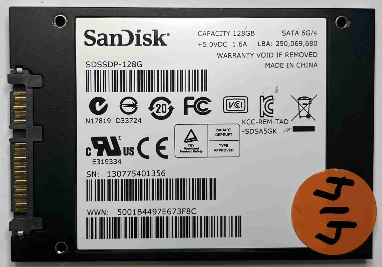 SANDISK SDSSDP128G (414) SSD for Sale