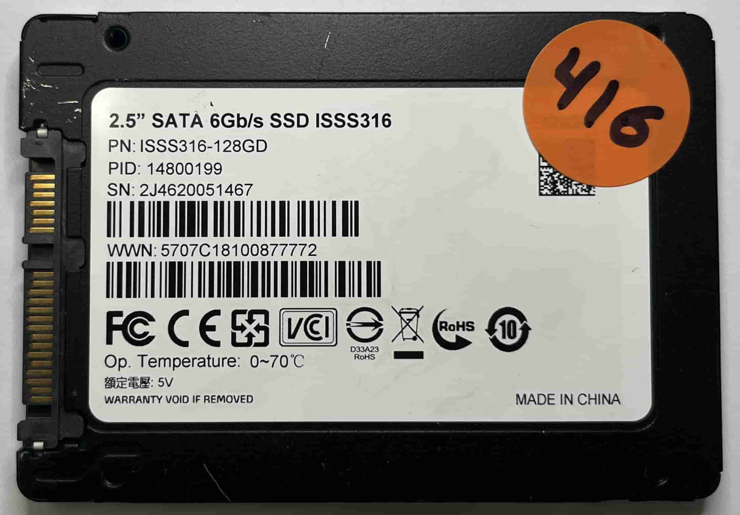 ADATA ISSS316-128GD (416) SSD for Sale