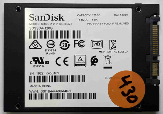 SANDISK SDSSDA-120G (430) SSD for Sale