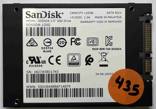 SANDISK SDSSDA-120G (435) SSD for Sale