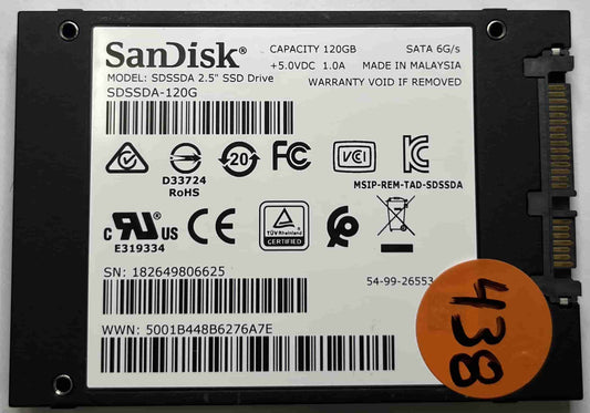 SANDISK SDSSDA-120G (438) SSD for Sale