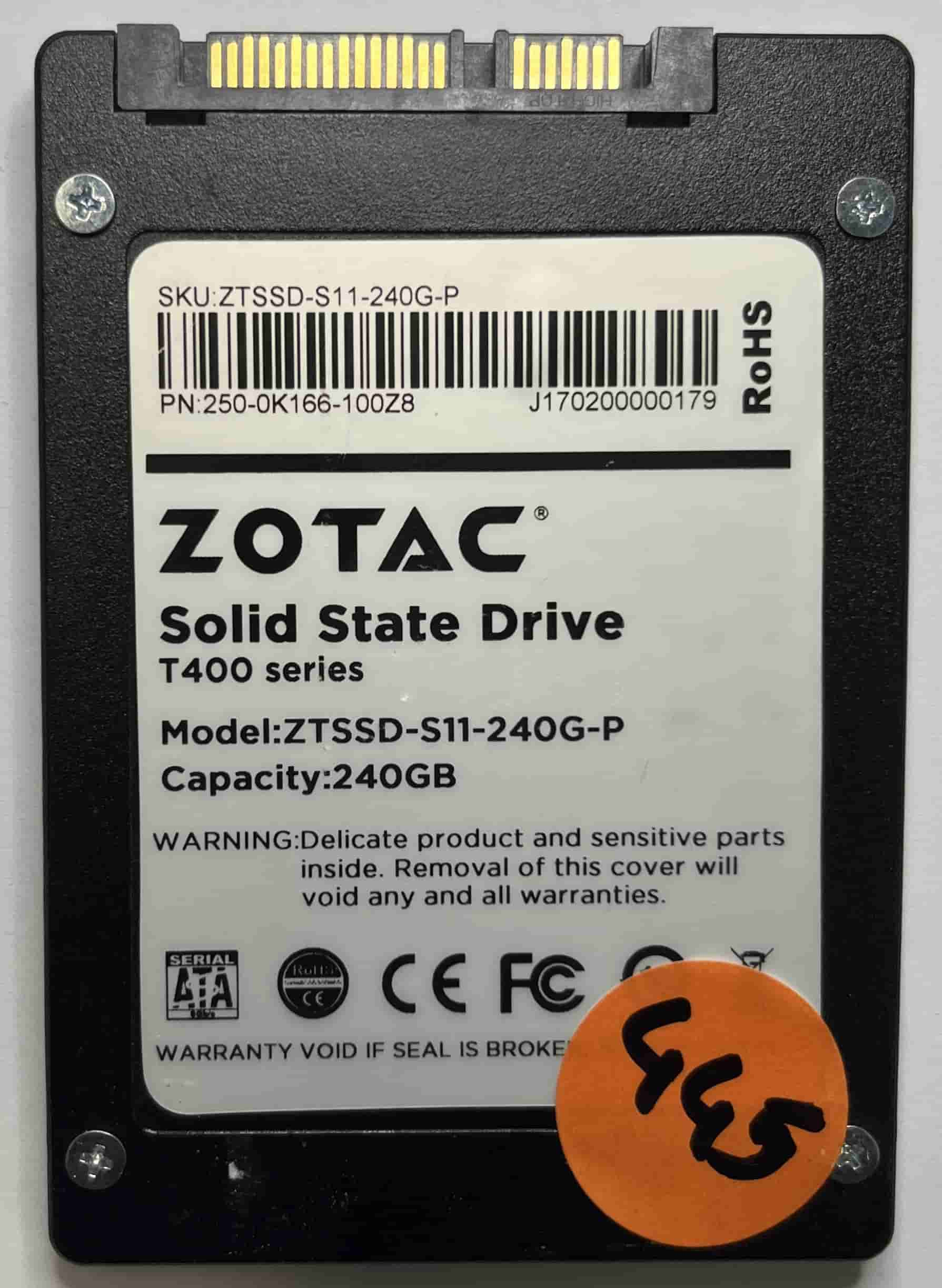 ZOTAC ZTSSD-S11-240G-P 250-0K166-100Z8 (445) SSD for Sale