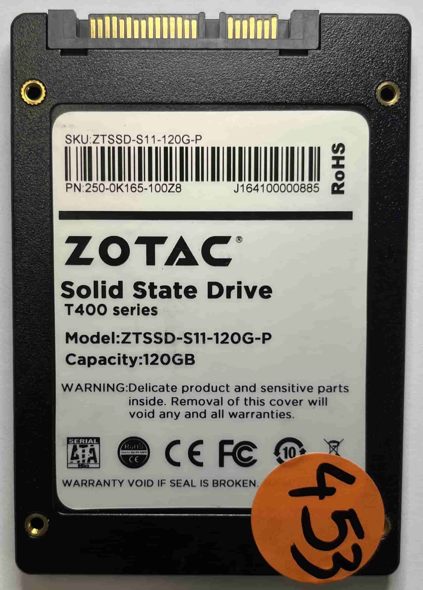 ZOTAC ZTSSD-S11-120G-P 250-0K165-100Z8 (453) SSD for Sale