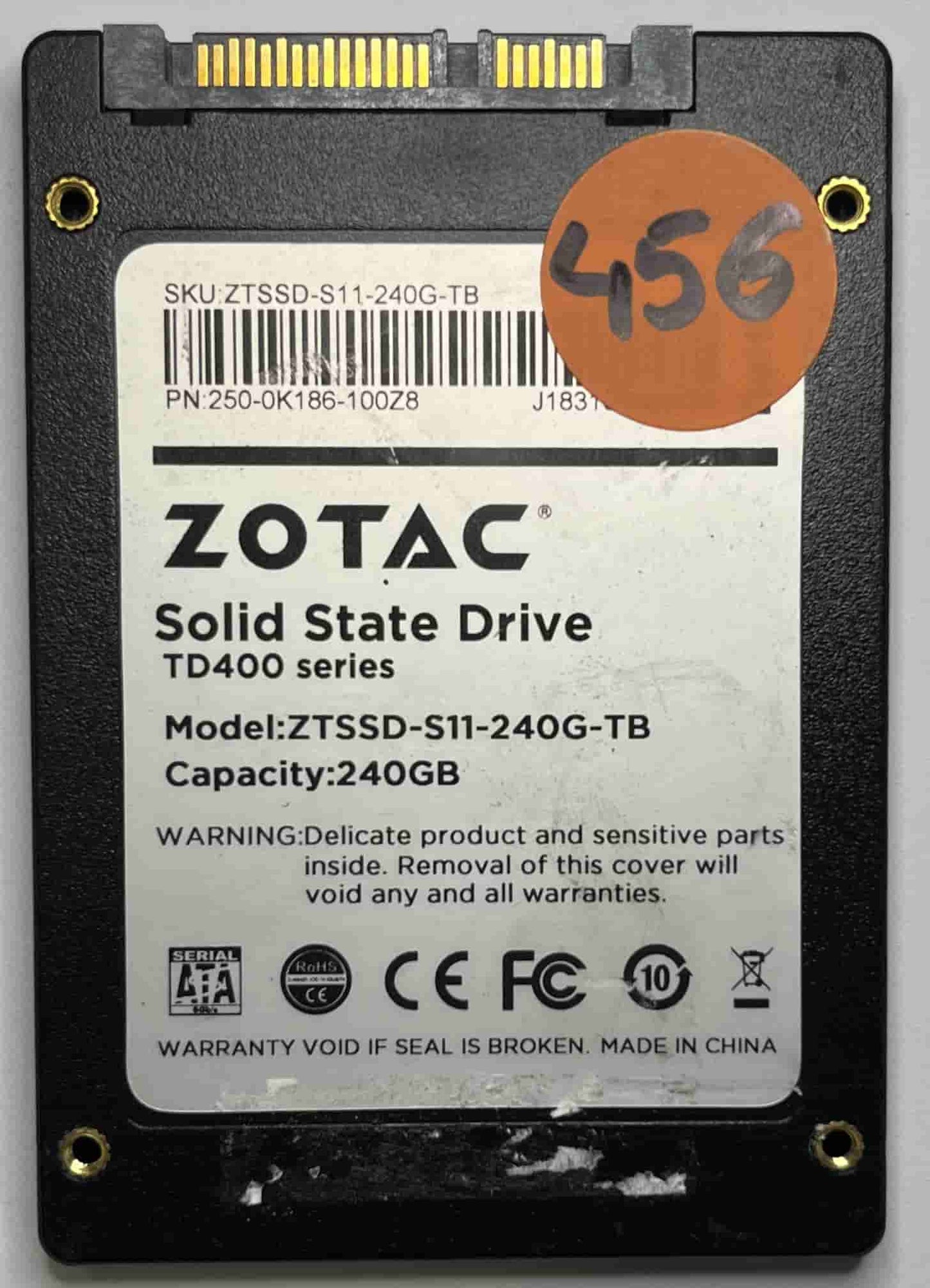 ZOTAC ZTSSD-S11-240G-TD 250-0K186-100Z8 (456) SSD for Sale