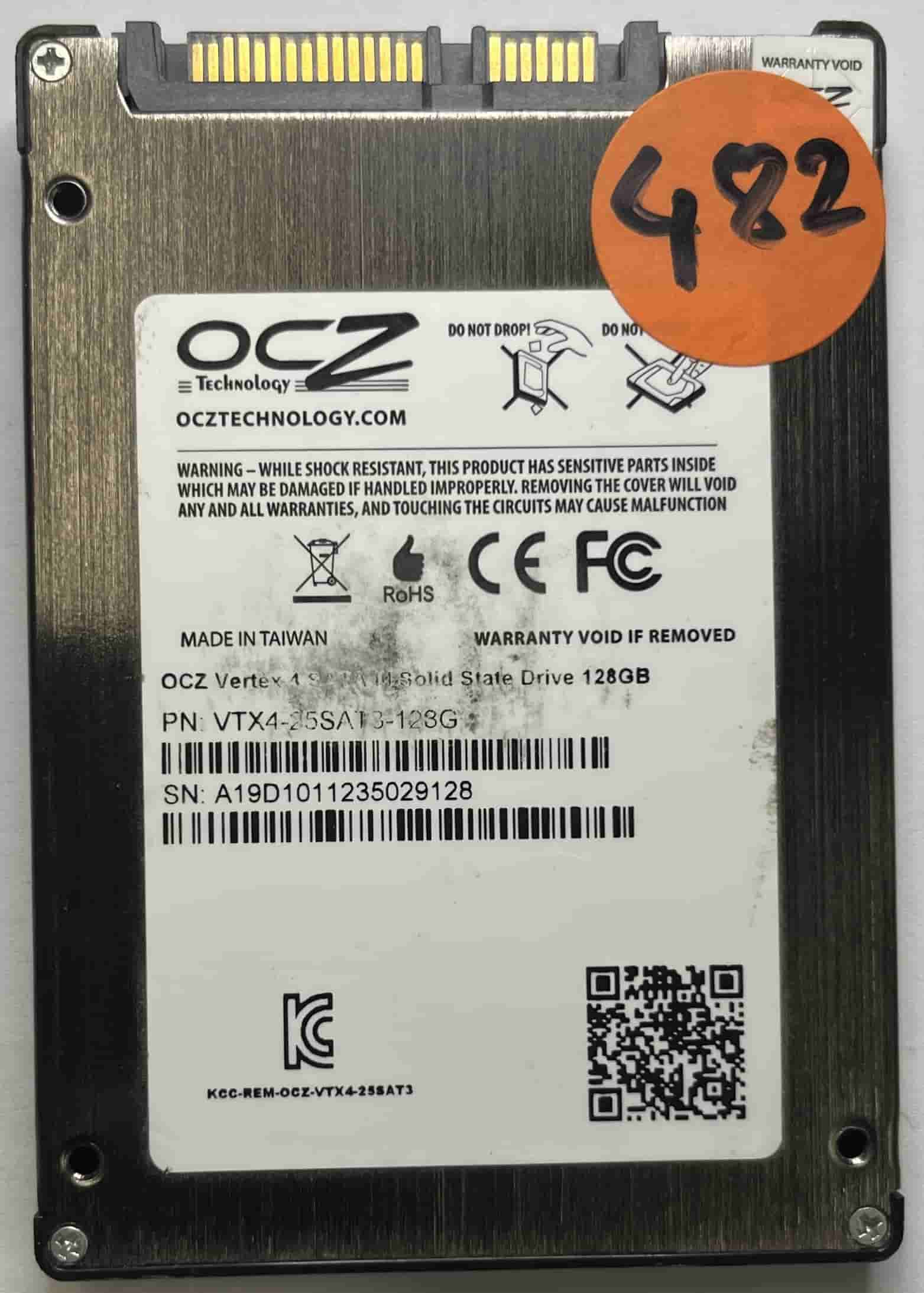 OCZ VERTEX4 128.0 GB VTX4-25SAT3-123G (482) SSD for Sale