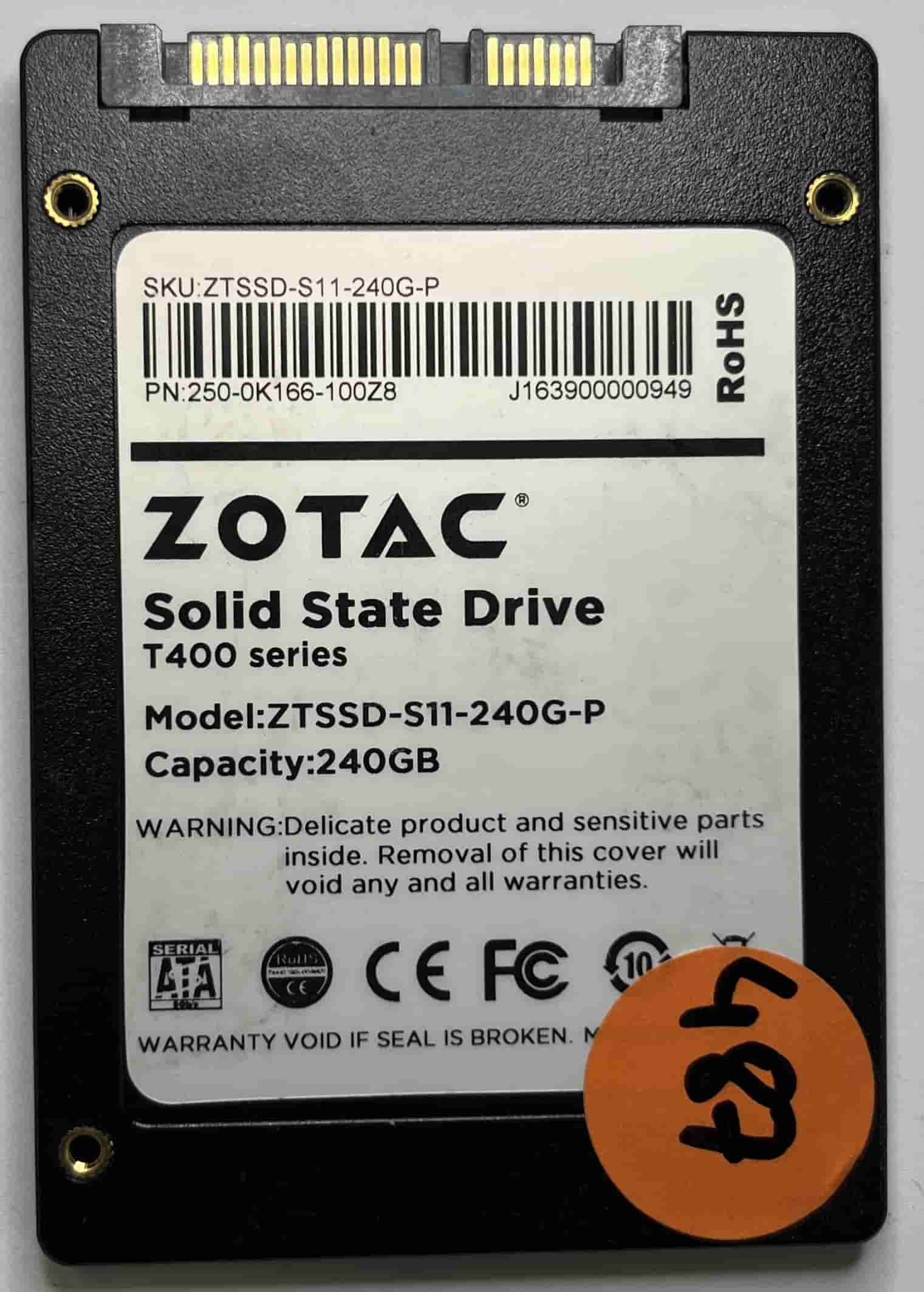 ZOTAC ZTSSD-S11-240G-P 250-0K166-100Z8 (487) SSD for Sale