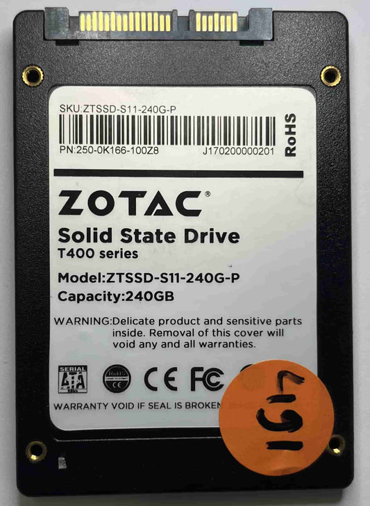 ZOTAC ZTSSD-S11-240G-P 250-0K166-100Z8 (491) SSD for Sale