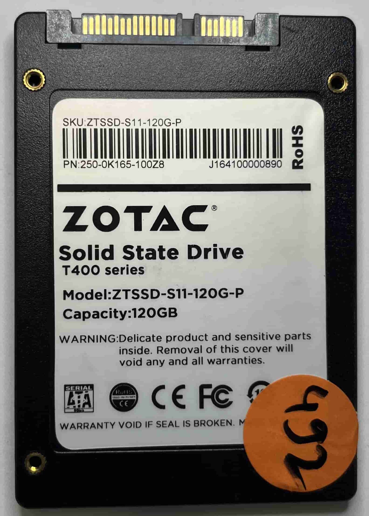 ZOTAC ZTSSD-S11-120G-P 250-0K165-100Z8 (492) SSD for Sale