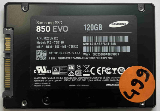 SAMSUNG MZ-75E120 MZ7LN120 (499) SSD for Sale