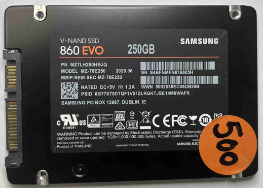 SAMSUNG MZ-76E250 MZ7LH250HBJQ (500) SSD for Sale