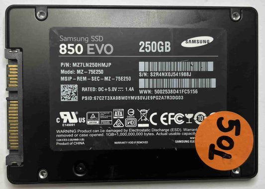 SAMSUNG MZ-75E250 MZ7LN250HMJP (501) SSD for Sale