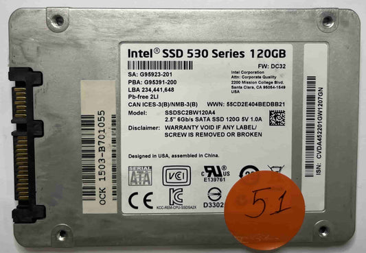 INTEL SSDSC2BW120A4 (51) SSD for Sale