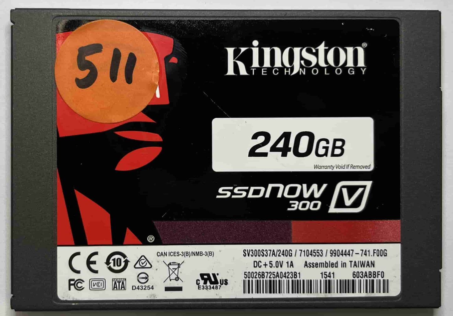 KINGSTON SV300S37A240G (511) SSD for Sale