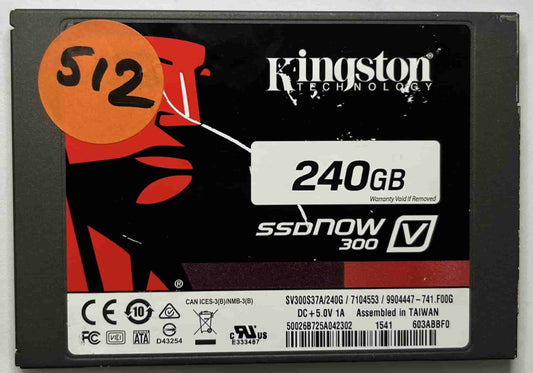 KINGSTON SV300S37A240G (512) SSD for Sale