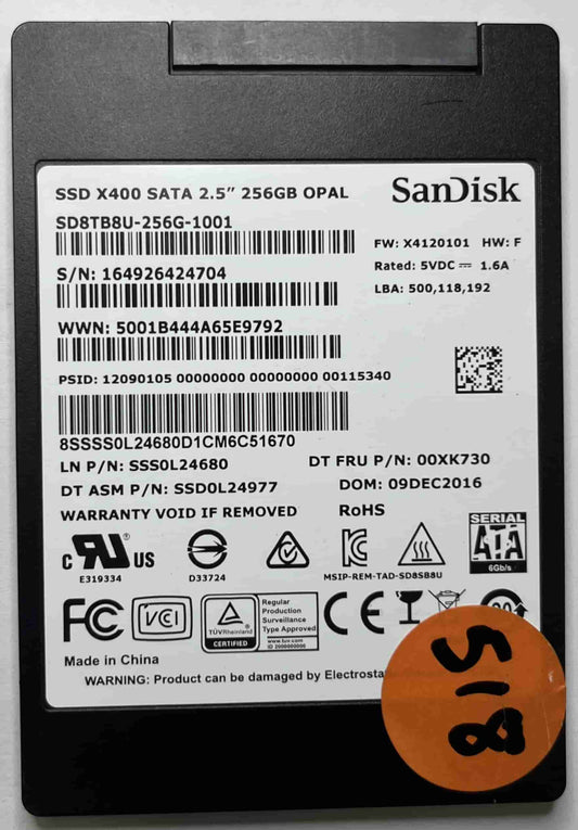 SANDISK SD8TB8U256G1001 (518) SSD for Sale