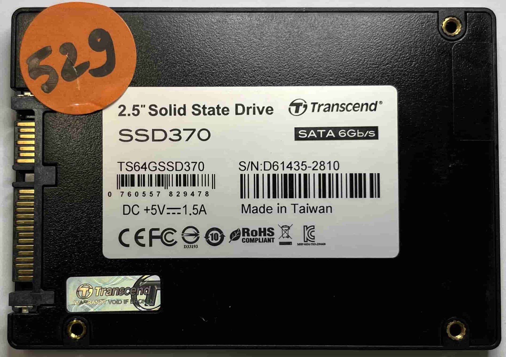 TRANSCEND TS64GSSD370 (529) SSD for Sale