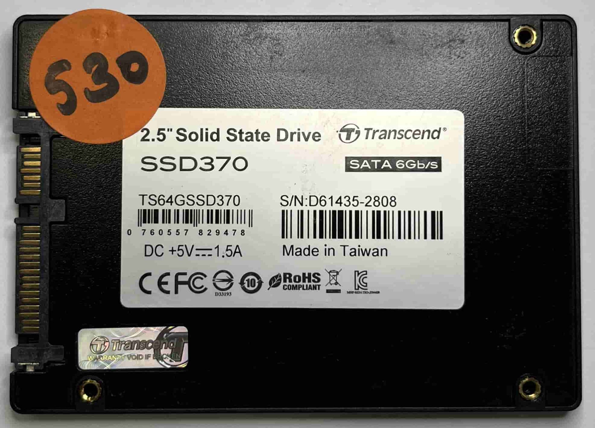 TRANSCEND TS64GSSD370 (530) SSD for Sale