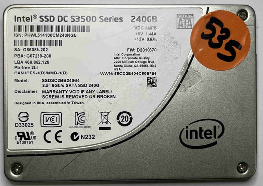 INTEL SSDSC2BB240G4 (535) SSD for Sale