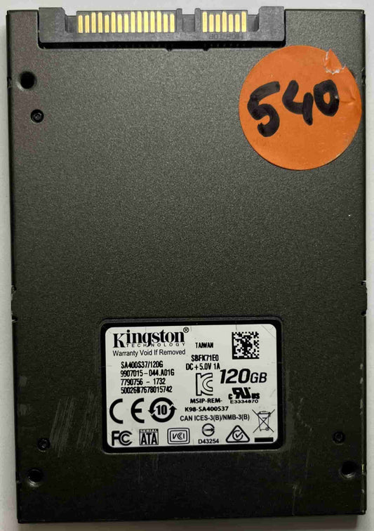 KINGSTON SA400S37120G (540) SSD for Sale