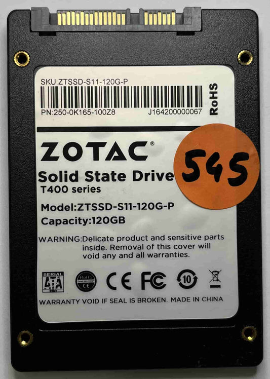ZOTAC ZTSSD-S11-120G-P 250-0K165-100Z8 (545) SSD for Sale
