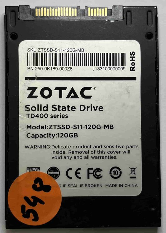 ZOTAC ZTSSD-S11-120G-MD 250-0K189-100Z8 (548) SSD for Sale