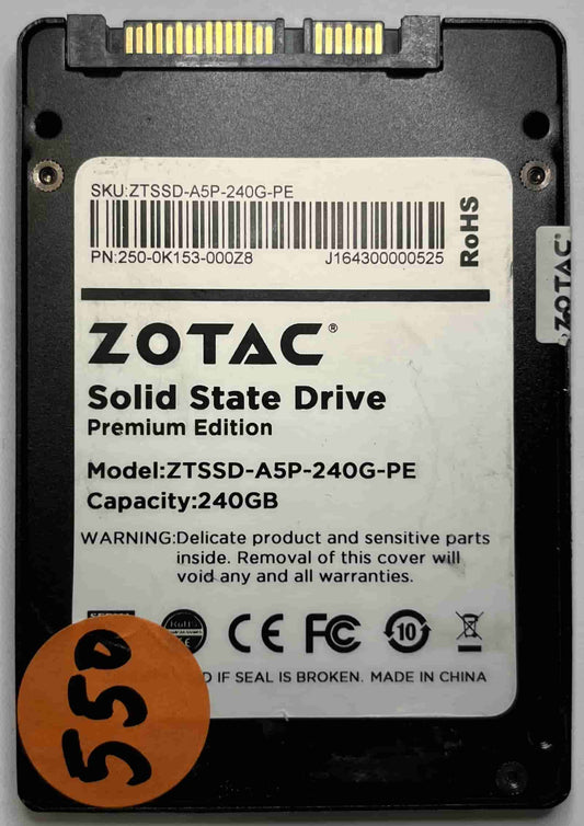 ZOTAC ZTSSD-A5P-240G-PE 250-0K153-100Z8 (550) SSD for Sale