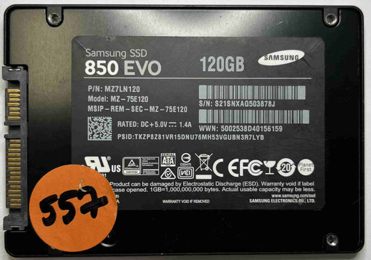 SAMSUNG MZ75E120 MZ7LN120 (557) SSD for Sale